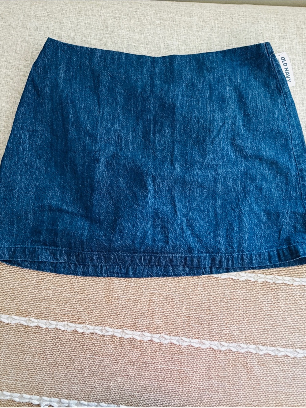 Old Navy Blue Denim Mini Skort NWT